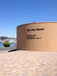 The entrance to the Bay Model Visitor's Center