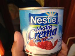 Cream in a can.