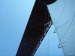 View up the mast