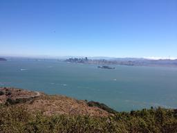 San Francisco viewed from the top of Mt. Livermore.