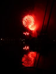 4th of July fireworks from our boat in Santa Barbara