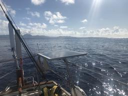 Sailing south from Pago Pago.  Tough to say goodbye & excited about new adventures