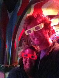 In the mirror maze with our psychedelic glasses.