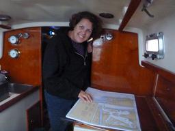 Navigator Rosie decides how we get from Mission Bay to Oceanside